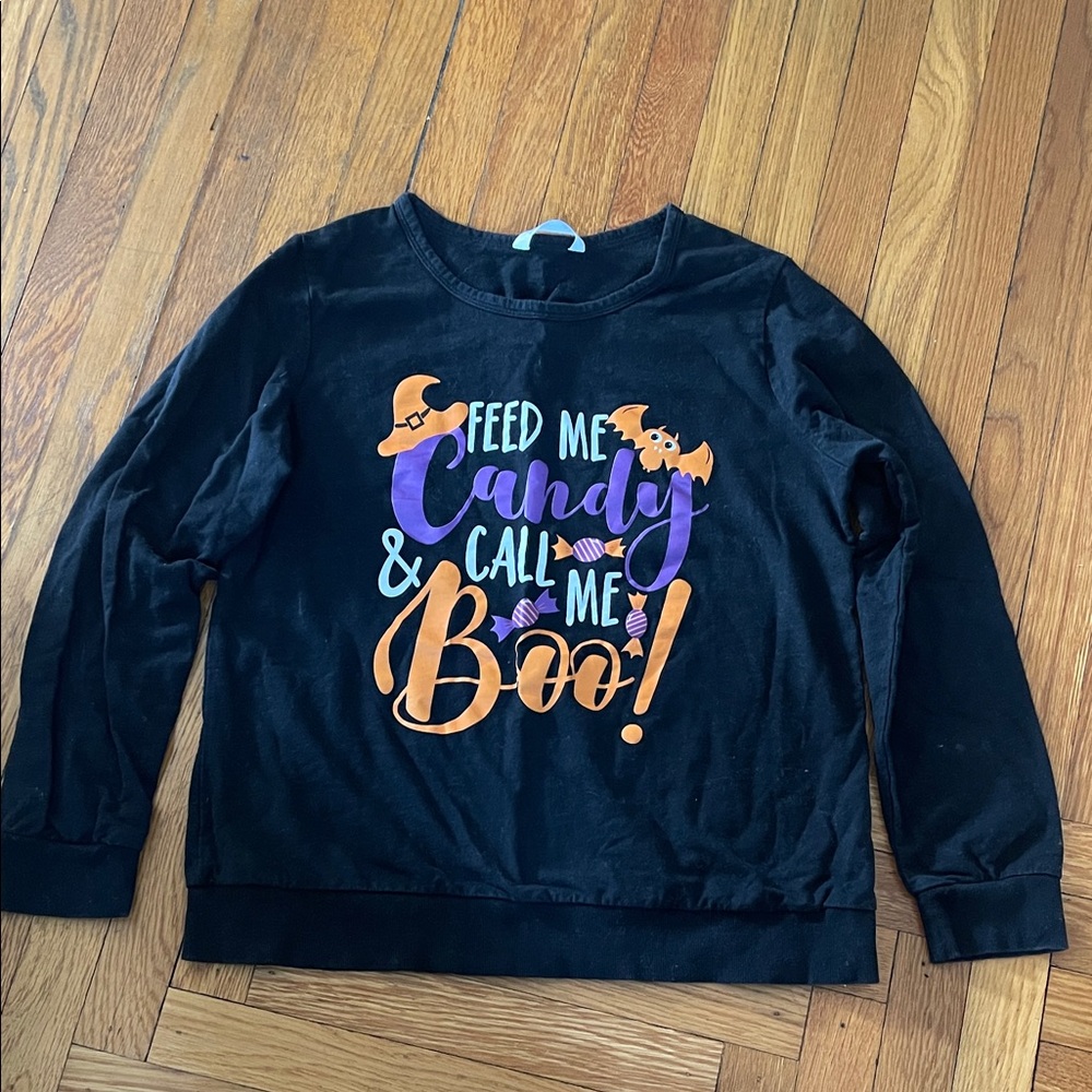 Halloween PatPat Black Women's Sweatshirt